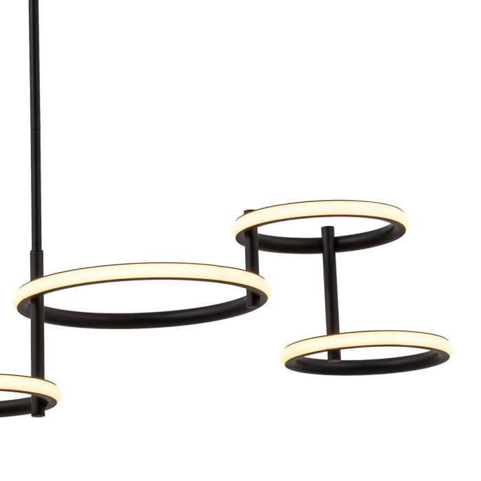 Подвесная люстра Delight Collection MD20001002 MD20001002-8A matt black