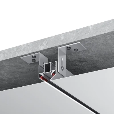 Профиль для шинопровода SUPER5 под натяжной потолок ST-Luce Алюминий Длина 2 000мм ST066.129.00