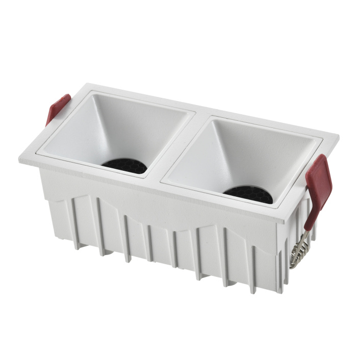 Светильник встраиваемый Белый LED 2*10W 60° IP20 L65xW126xH52 85-265V В комплекте ST757.548.20