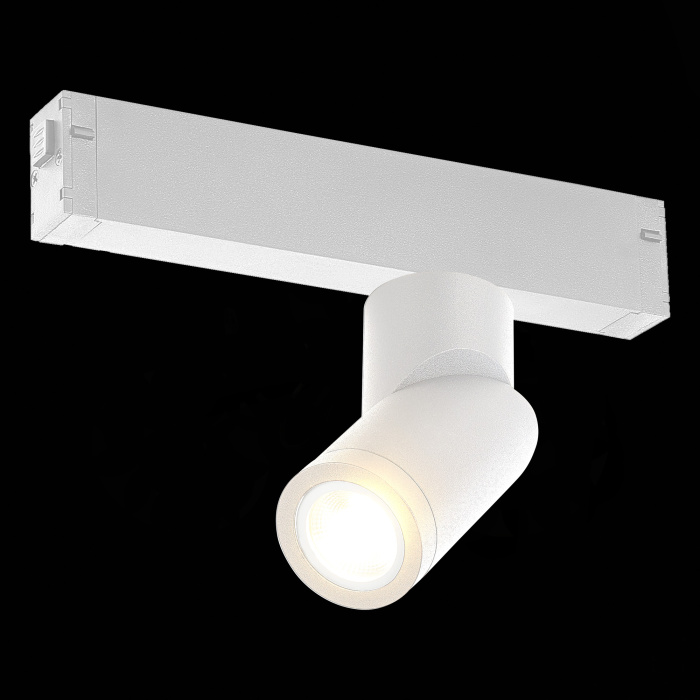 Светильник трековый Белый GU10 1*50W IP20 D60xH190 180-240V Без ламп ST506.502.01