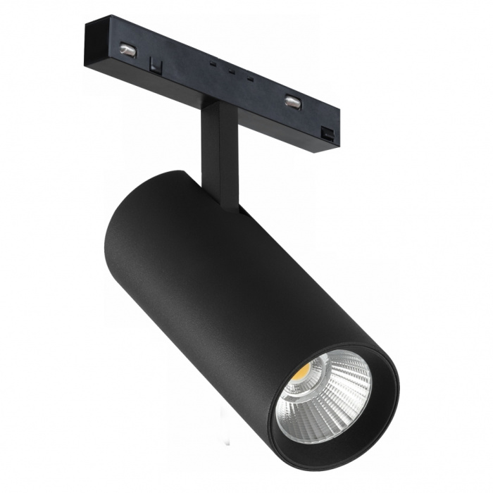 Светильник трековый магнитный поворотный iLedex VISION 4822-007-D75-30W-38DG-3000K-BK