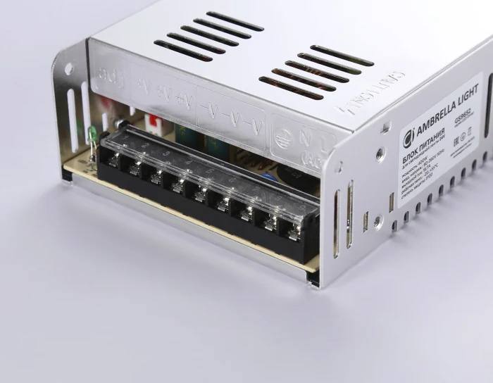 Блок питания для светодиодной ленты 24V 400W 16.7A IP20 90-260V 215*115*50 GS9652 Ambrella light GS9652