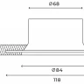 Встраиваемый светильник Hesby Lighting Tromso HSBL_0200