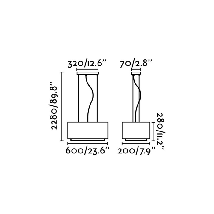 Подвесной светильник VESPER-1
