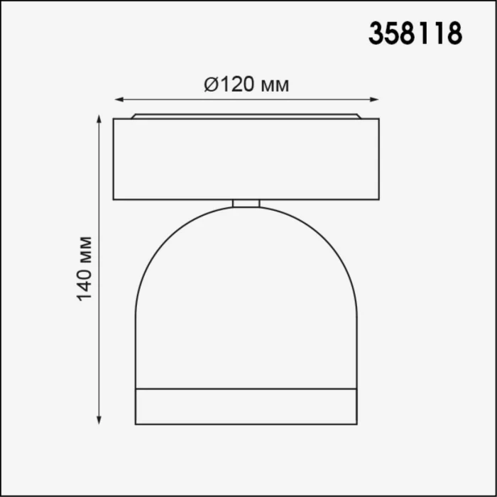 Ландшафтный светильник Novotech Galeati 358118