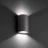 Настенный светильник LACE LED Dark grey wall lamp