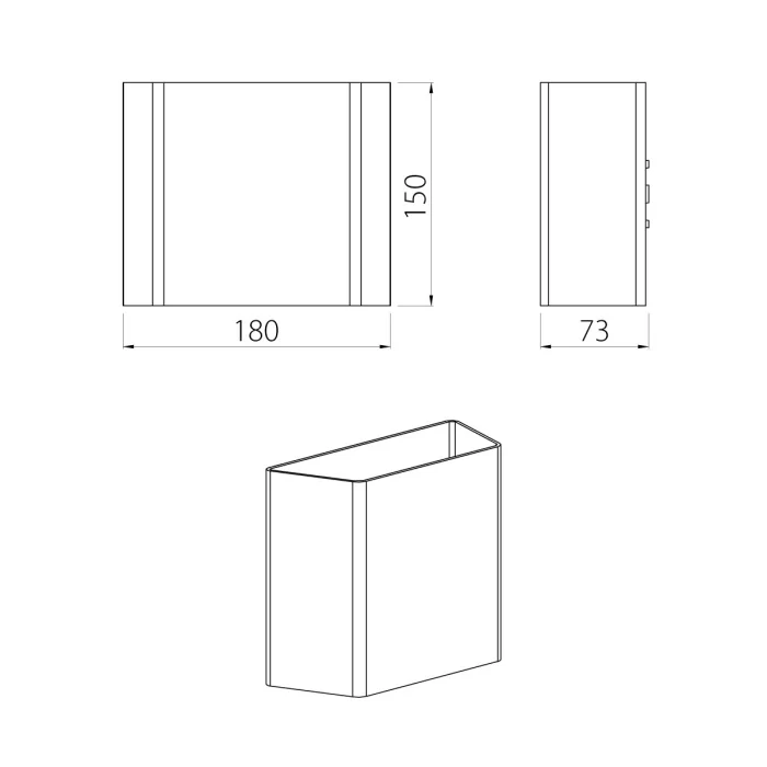 Настенный фонарь Natural Concepts Dwell NC-023504-SB