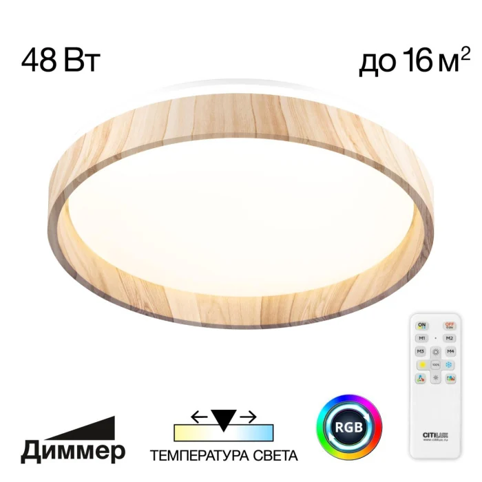 Потолочный светильник Citilux Enzo CL753352G