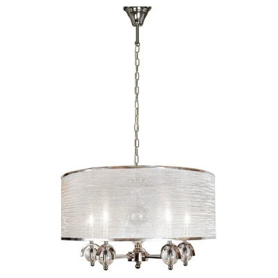 Подвесная люстра iLamp Chelsea P2400-5 Nickel