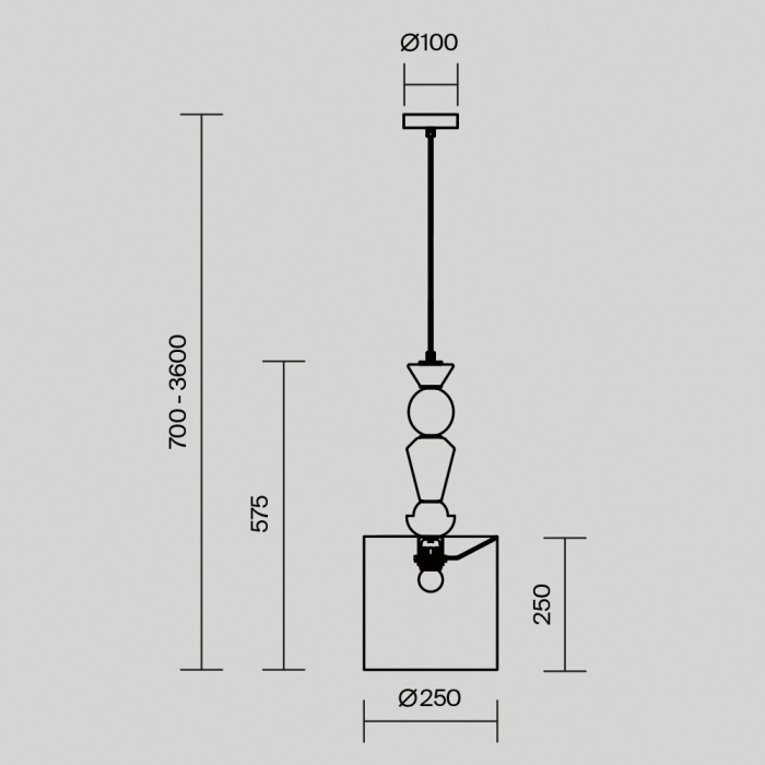 Подвесной светильник Maytoni Comforty MOD298PL-01W2