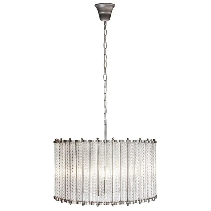 Подвесная люстра iLamp Manhattan MD0266-4B SILVER BRUSH