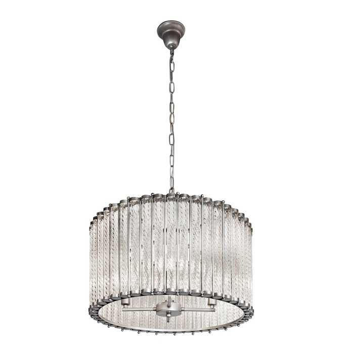 Подвесная люстра iLamp Manhattan MD0266-4B SILVER BRUSH