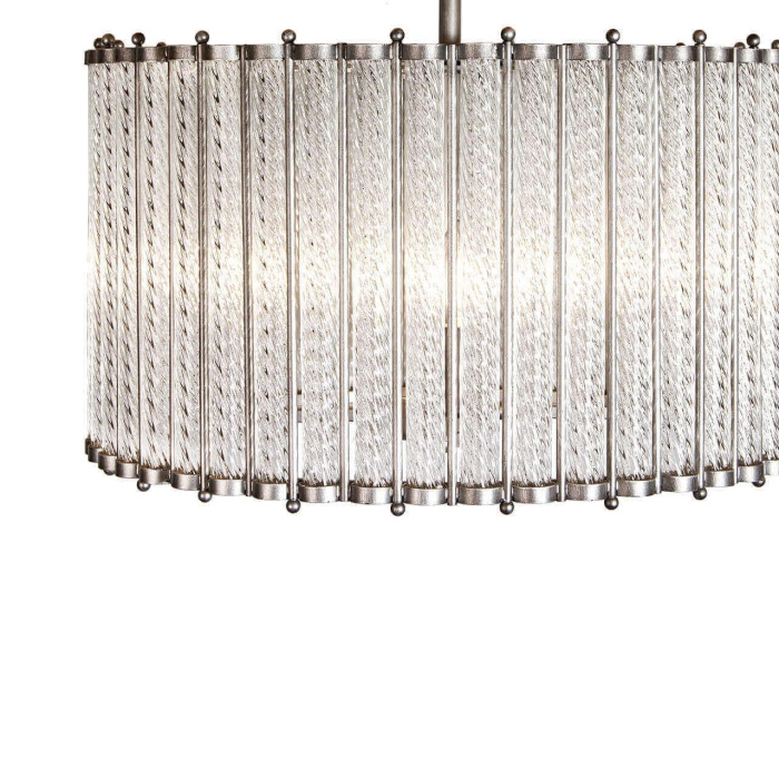 Подвесная люстра iLamp Manhattan MD0266-4B SILVER BRUSH