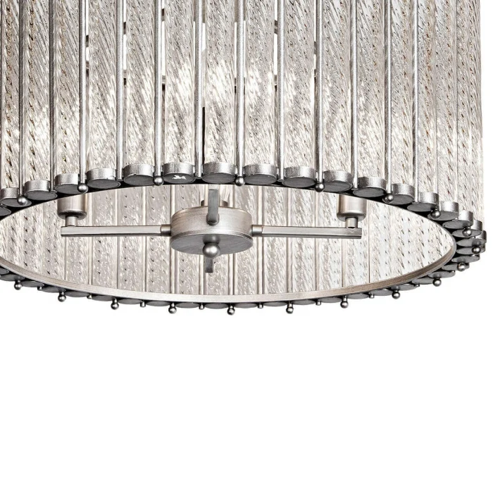 Подвесная люстра iLamp Manhattan MD0266-4B SILVER BRUSH