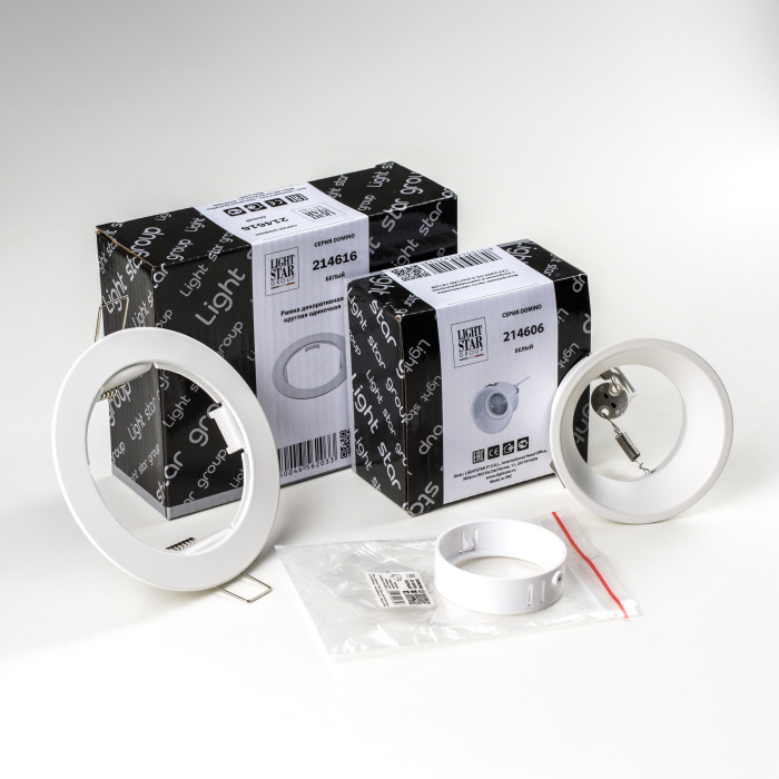 Комплект со светильником Lightstar Domino D61606WMOD