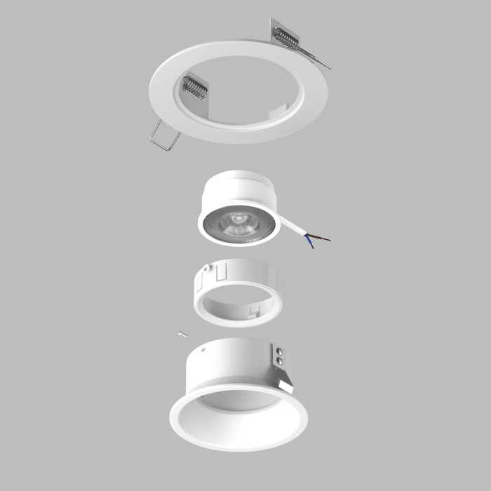 Комплект со светильником Lightstar Domino D61606WMOD