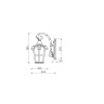 Светильник настенный Maytoni Albion O413WL-01BZ