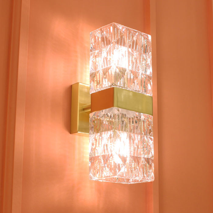 Бра Cloyd CORUND-A W2 / выс. 27 см - латунь (арт.20177)