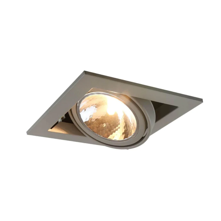 Встраиваемый светильник Arte Lamp Cardani Semplice A5949PL-1GY Встраиваемый светильник Arte Lamp Cardani Semplice A5949PL-1GY