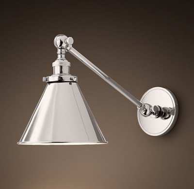 Бра 20TH C Library Single Sconce silver ImperiumLoft