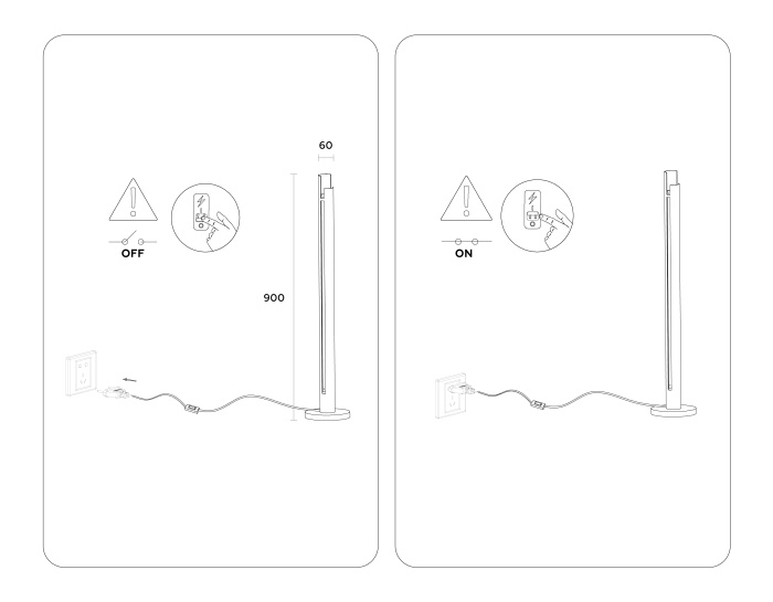 Напольный светодиодный светильник Ambrella light TN71342