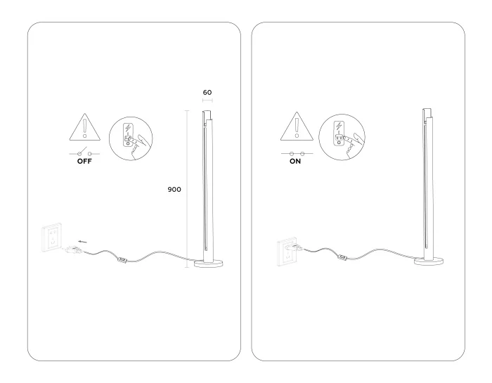 Напольный светодиодный светильник Ambrella light TN71342