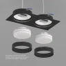 Точечный встраиваемый светильник FLAT DK2092-BK