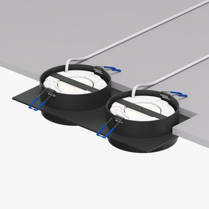 Точечный встраиваемый светильник FLAT DK2092-BK