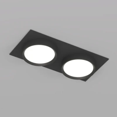 Точечный встраиваемый светильник FLAT DK2092-BK