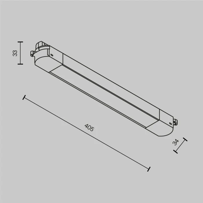 Трековый однофазный светильник Maytoni Technical Basis TR000-1-12W3K-B_1