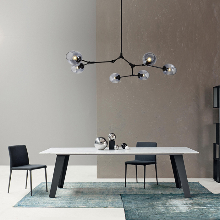 Люстра Адель Branching Bubble Chandelier L7 Black Amber ImperiumLoft