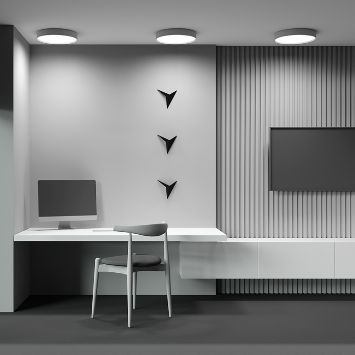 Потолочный светильник Maytoni Zon C032CL-45W2.7K-RD-MG