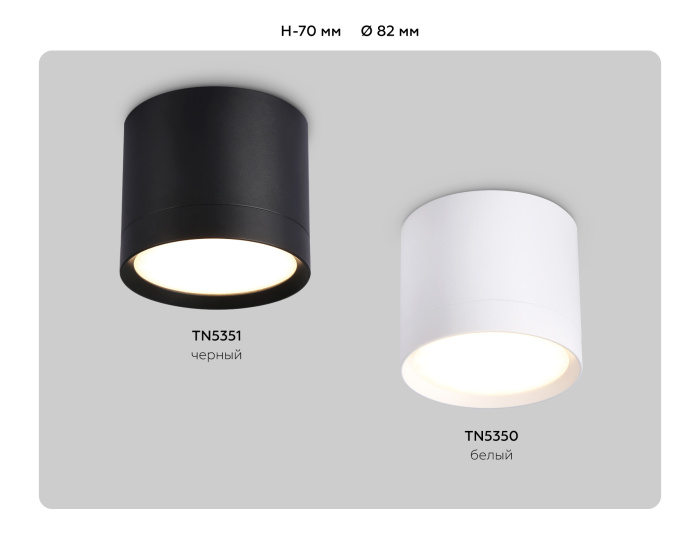 Накладной точечный светильник GX53 Ambrella light TN5350