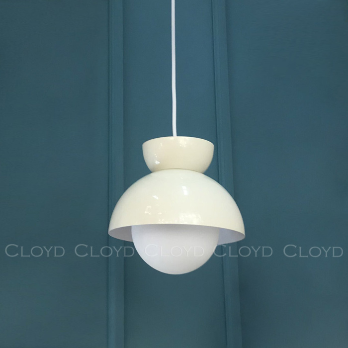 Подвесной светильник Cloyd ERMA-A P1 / Ø20 см - кремовый (арт.11341)