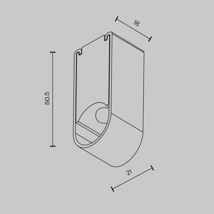 Фиксатор для накладного монтажа Maytoni CA010SM-B