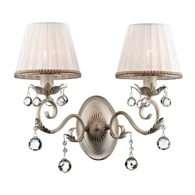 Бра L&#039;ARTE LUCE CASABLANCA L10622.47 с подвесками из хрусталя