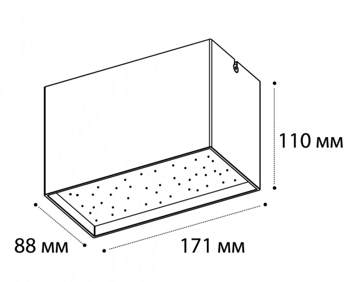 Светильник потолочный ITALLINE DL 3029 black 3000K