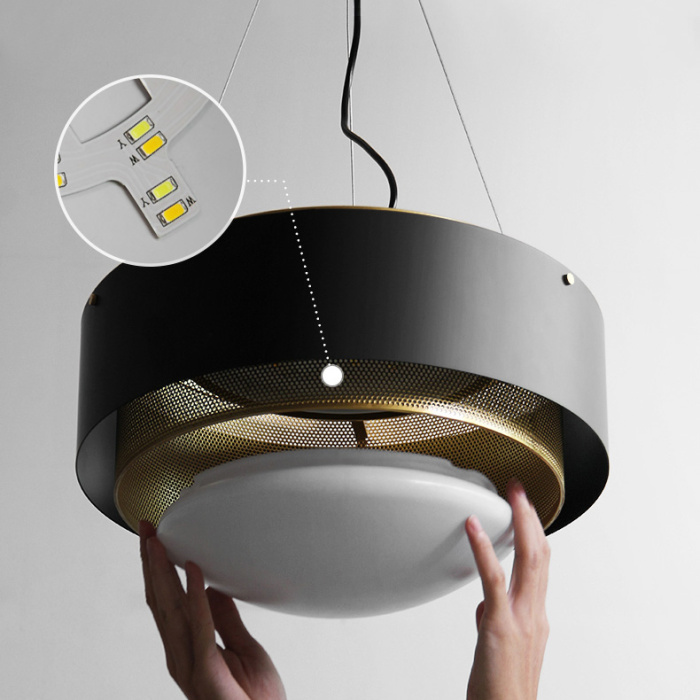 Подвесной светильник CASING 38 черный ImperiumLoft