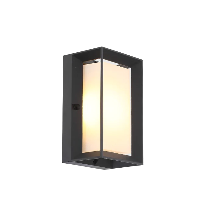 Светильник уличный настенный ST-Luce SL077.411.01 Черный/Белый LED 1*6W