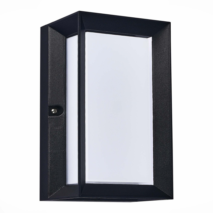 Светильник уличный настенный ST-Luce SL077.411.01 Черный/Белый LED 1*6W
