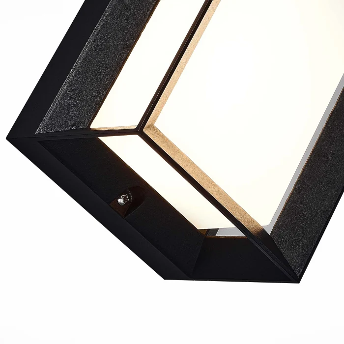 Светильник уличный настенный ST-Luce SL077.411.01 Черный/Белый LED 1*6W