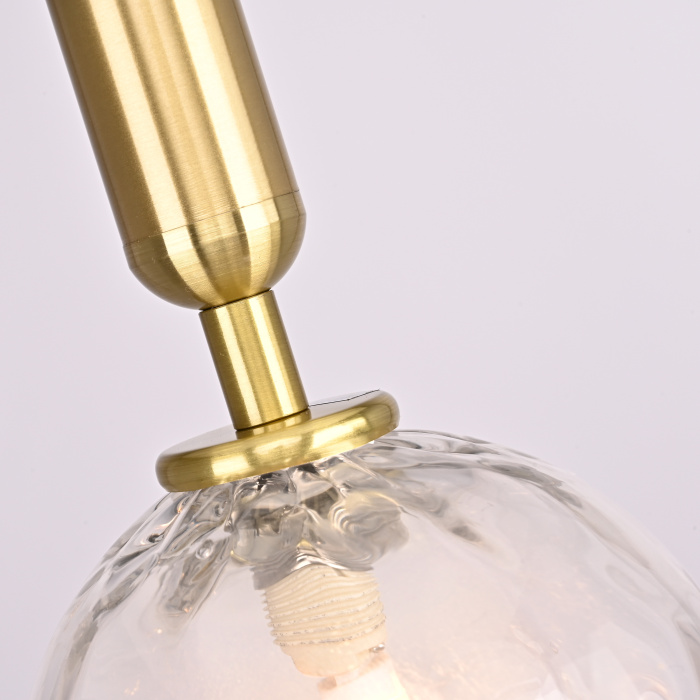 Подвесной светильник RAFFIN Gold/Transparent ImperiumLoft