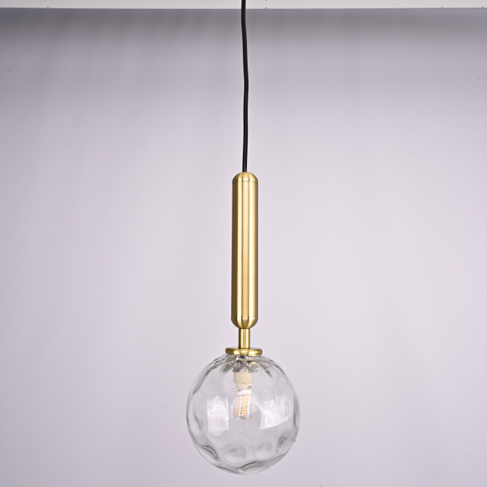 Подвесной светильник RAFFIN Gold/Transparent ImperiumLoft