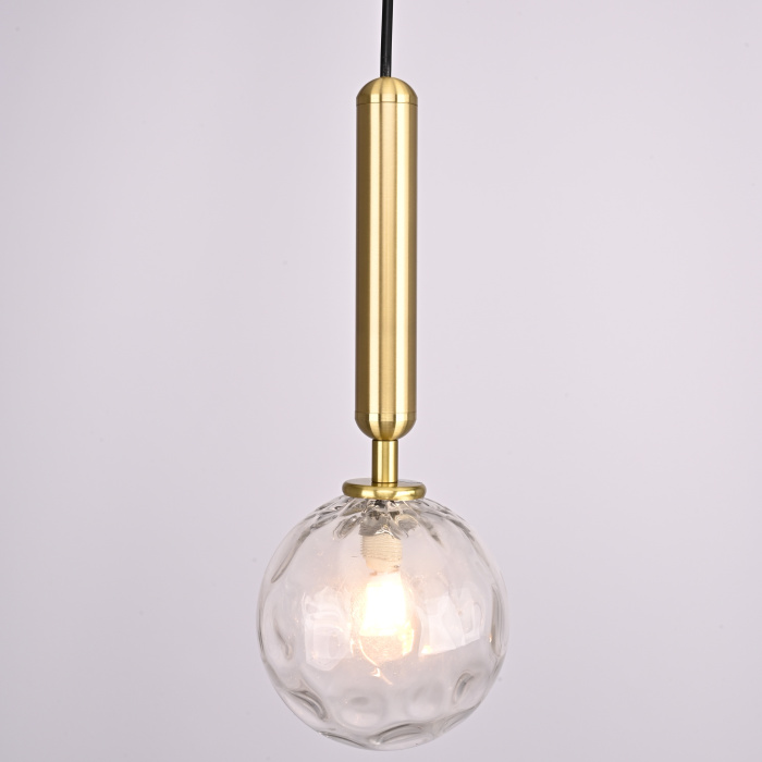 Подвесной светильник RAFFIN Gold/Transparent ImperiumLoft