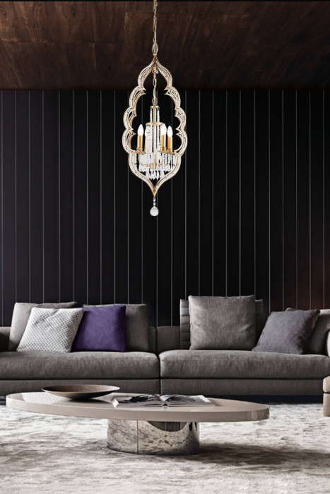 Люстра подвесная Lucia Tucci tenerezza 5490.4 gold