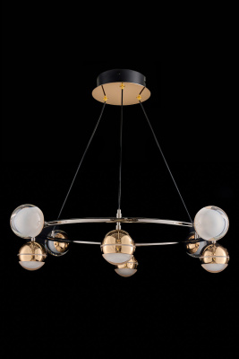 Подвесной светильник Leon Lilith LE7709/8 Black Chrome/Gold