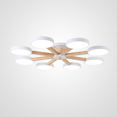 Потолочная люстра TURNA 8 White ImperiumLoft