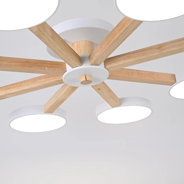 Потолочная люстра TURNA 8 White ImperiumLoft