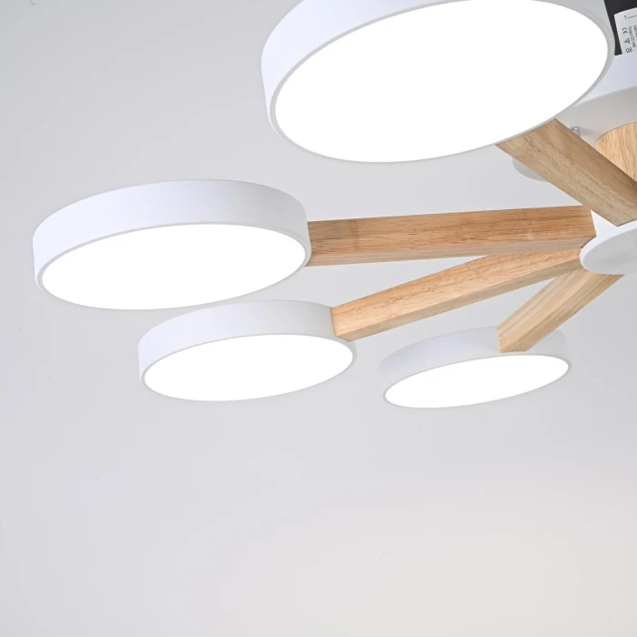 Потолочная люстра TURNA 8 White ImperiumLoft