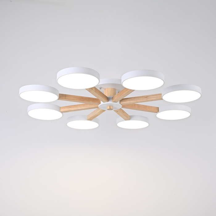 Потолочная люстра TURNA 8 White ImperiumLoft